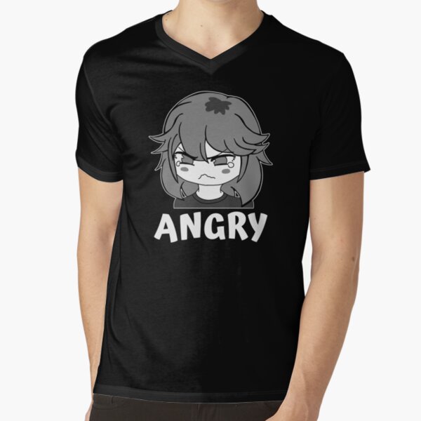Funny Anime Manga Angry Pout Face Little Girl Cute Meme - Memetshirt - Pin