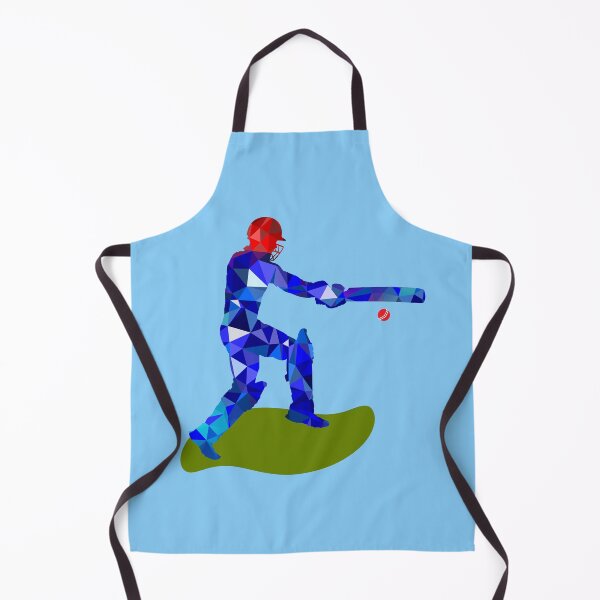 Item preview, Cricket batsman on pitch - unique geometric pattern England, UK colours designed and sold by Deegital18.