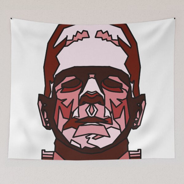 Item preview, Halloween Monster - Red - Geometric - Frankenstein monster designed and sold by Geometricshow.
