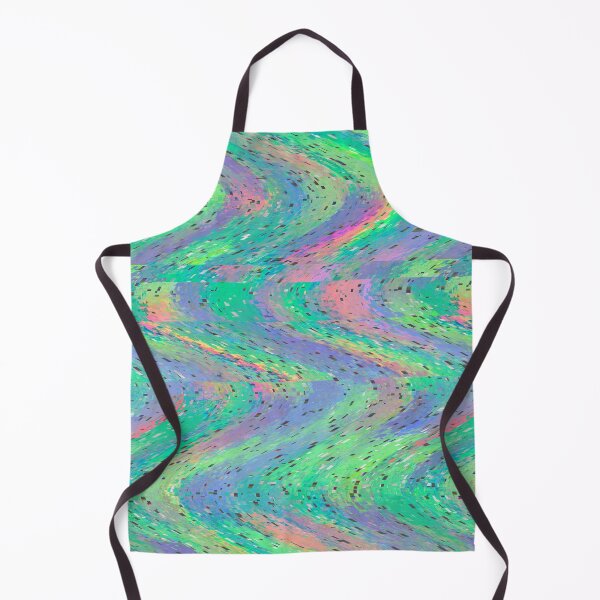 Item preview, Abstraction. Bright waves of green and blue. Digital art. designed and sold by Yovin11.