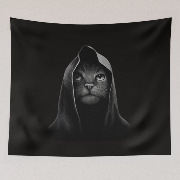 Item preview, Black Mystery Cat designed and sold by storeInsight.