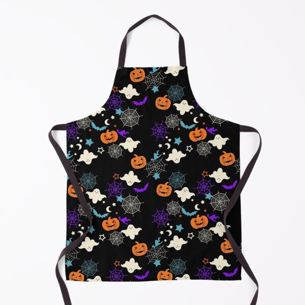 Item preview, Halloween Party Spooky Season Spider Web Ghosts Bat Pattern designed and sold by mythandframe.