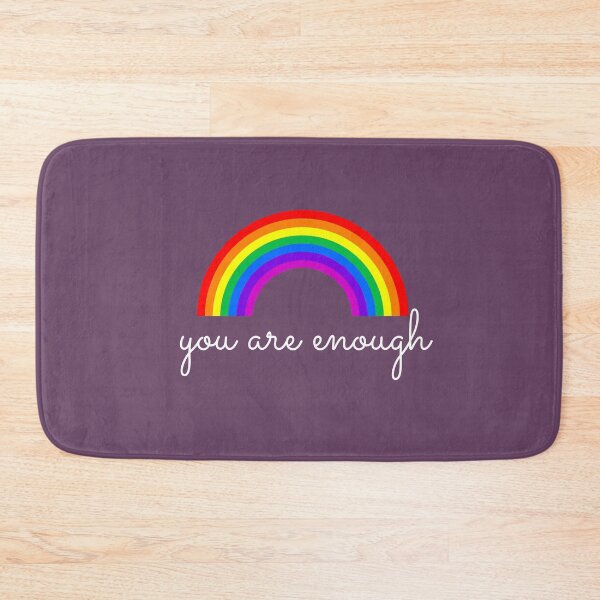 Item preview, You Are Enough + Rainbow designed and sold by cutetype.