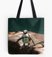 "Back-footed Penguin" by Carter L. Shepard" Tote Bag