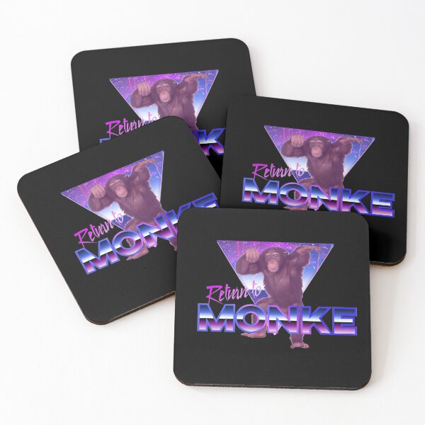Item preview, Reject Humanity; Return To Monke (80s Aesthetic) designed and sold by Ettore13.