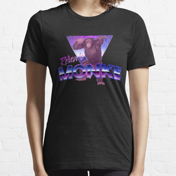 Item preview, Reject Humanity; Return To Monke (80s Aesthetic) designed and sold by Ettore13.
