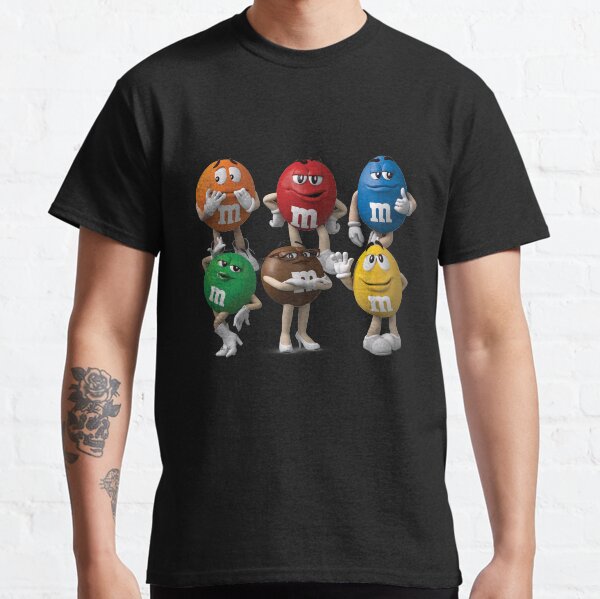 Collection de personnages couleur chocolat M&M 2020 T-shirt classique