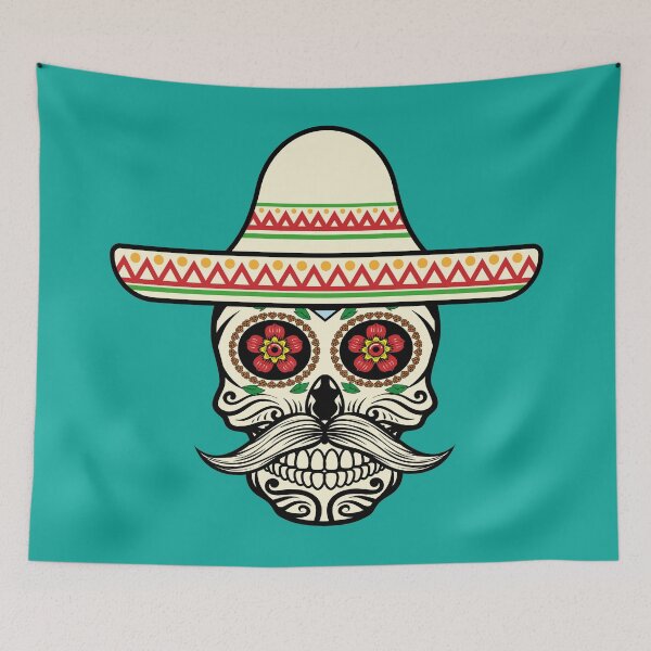 Item preview, Mexican skull Halloween  designed and sold by OdmiDesign.