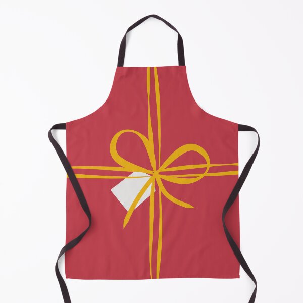 Item preview, Red Christmas Gift With Gold Ribbons and Bow designed and sold by IamTrending.