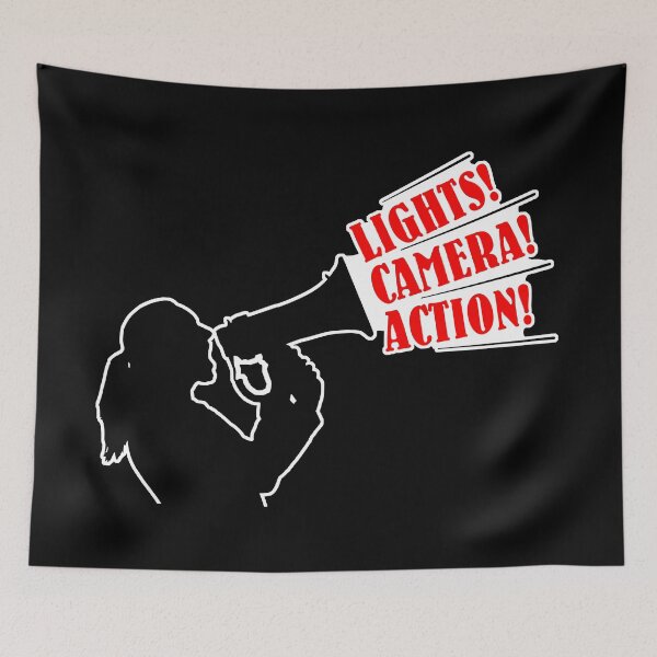 Item preview, Lights Camera Action designed and sold by thedvguy.