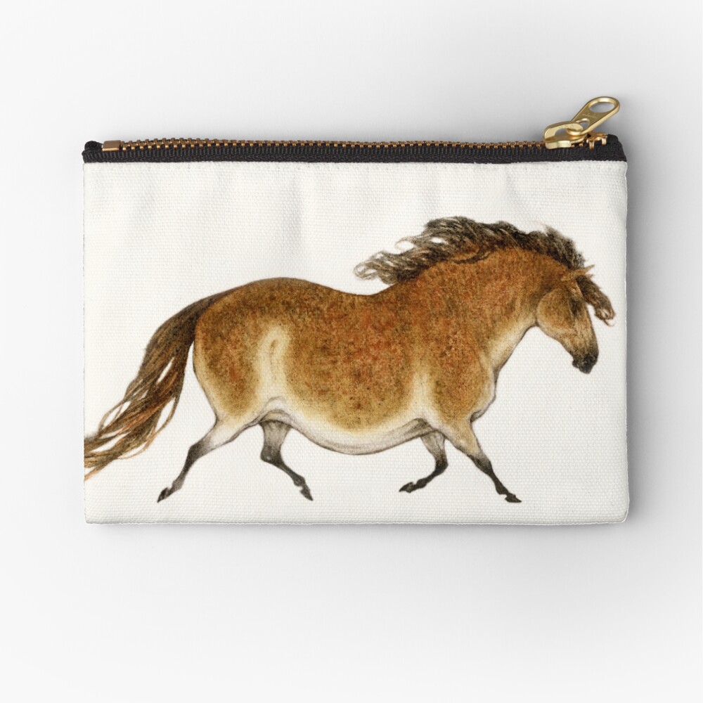 Pudgy Horse Lascaux Tribute 1 Zipper Pouch