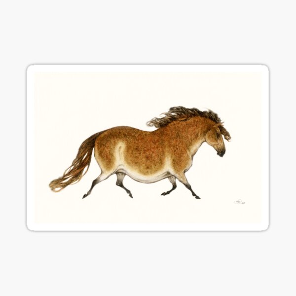 Pudgy Horse Lascaux Tribute 1 Sticker
