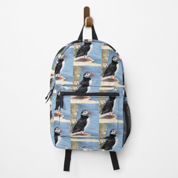 Item preview, Puffin on cliff edge designed and sold by Kathryn Green.