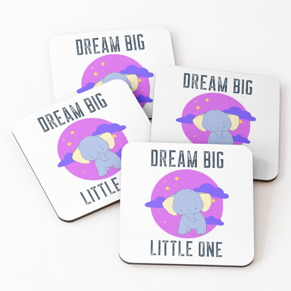 Item preview, Dream Big Little One - Cute Elephant Baby designed and sold by ChaseCoClothing.