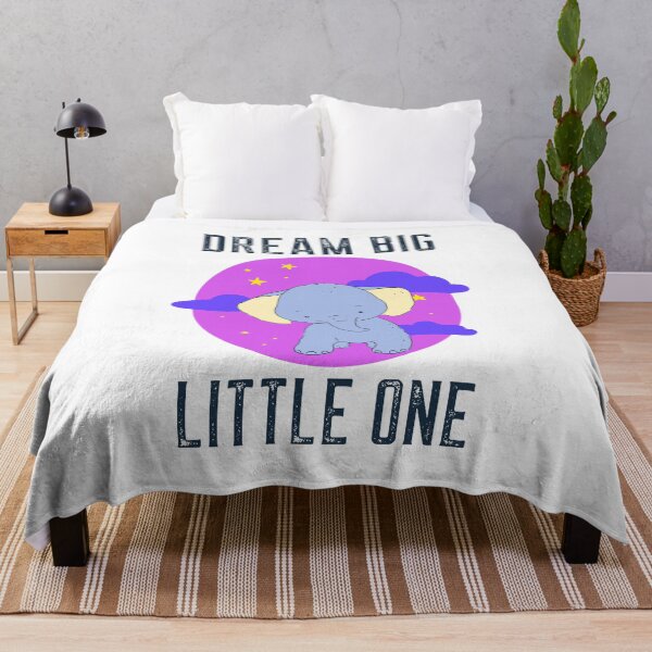 Item preview, Dream Big Little One - Cute Elephant Baby designed and sold by ChaseCoClothing.