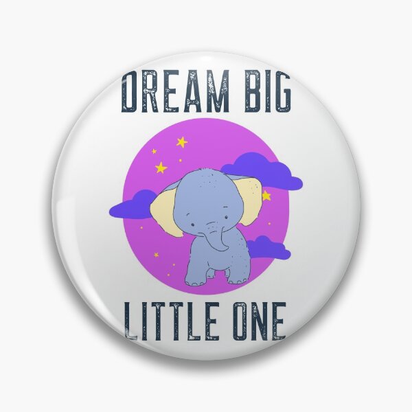 Item preview, Dream Big Little One - Cute Elephant Baby designed and sold by ChaseCoClothing.