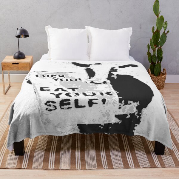 Item preview, Eat Yourself Vegan cow meme  designed and sold by blastshmucks.