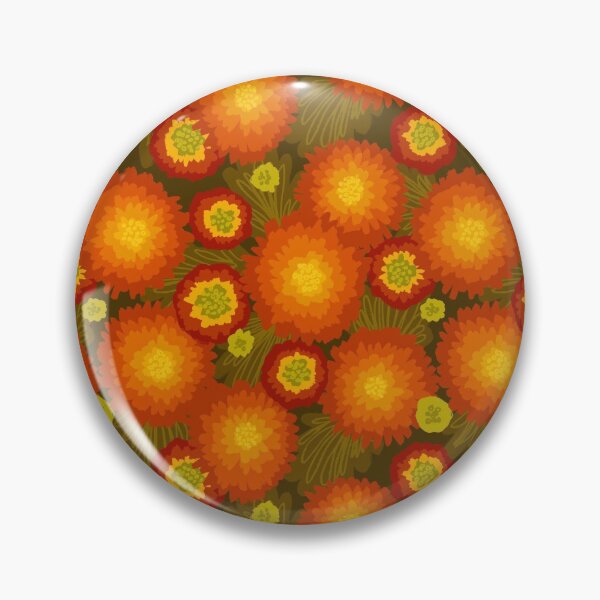 Item preview, Fall Mums on Green designed and sold by ColorObsession.
