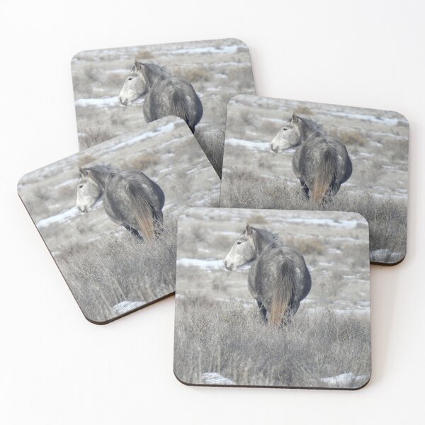 Item preview, Wild horses, wildlife, gifts, Arizona, Misty Grey designed and sold by Sandra O'Toole.