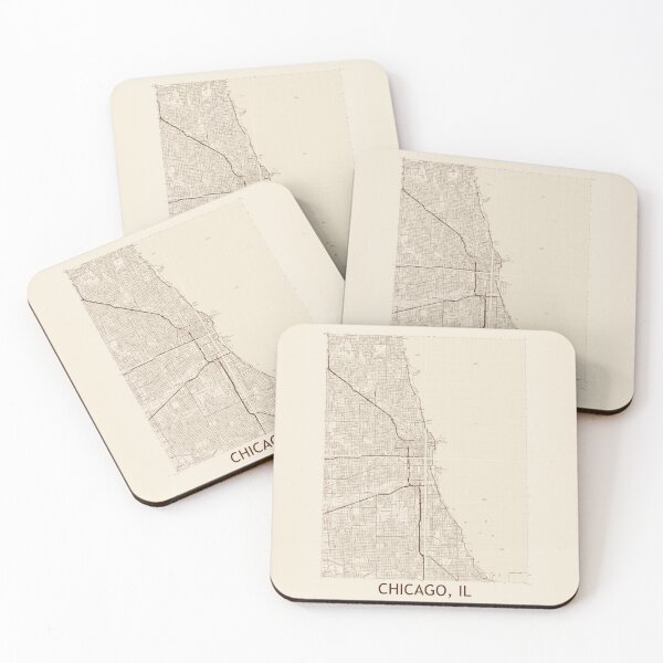 Item preview, Chicago IL, Quad Topographical Map Vintage designed and sold by PGHPhotoCo.