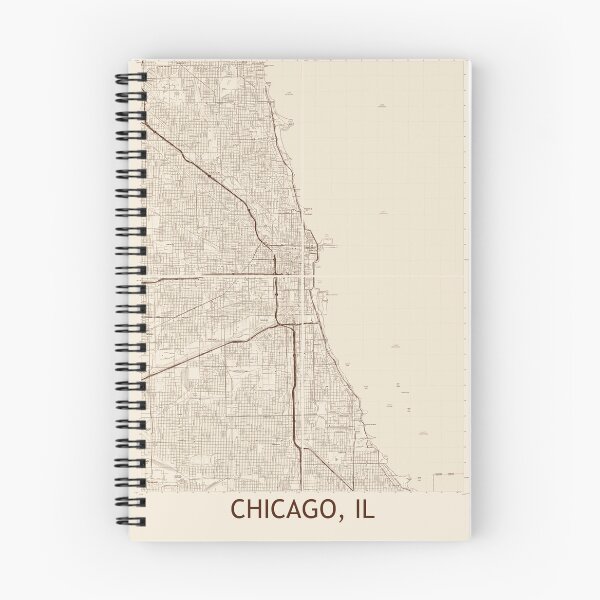 Item preview, Chicago IL, Quad Topographical Map Vintage designed and sold by PGHPhotoCo.