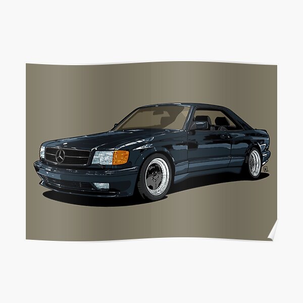 Mercedes 560 Sec Posters Redbubble
