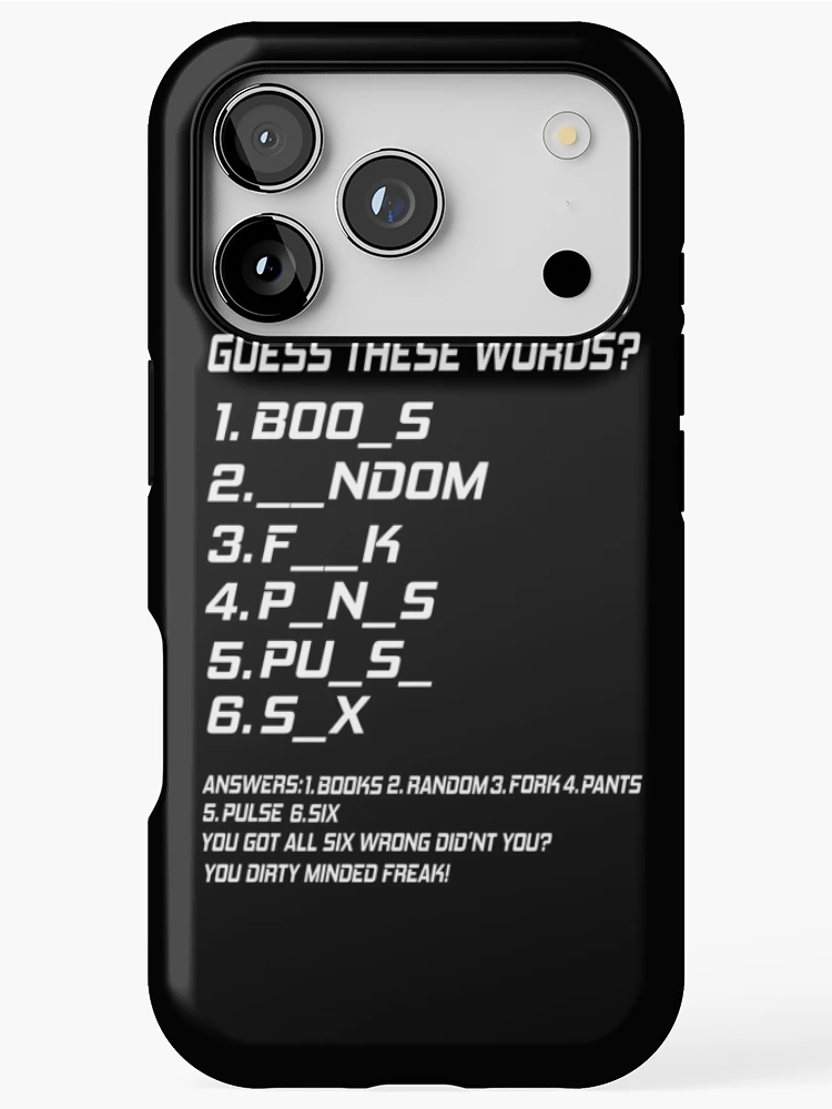 Thumbnail 1 of 4, iPhone Case, Quiz Test Riddle designed and sold by Fashimation20.