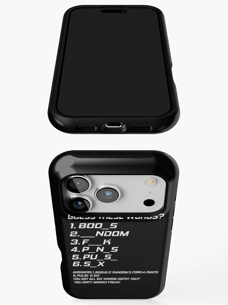 Thumbnail 3 of 4, iPhone Case, Quiz Test Riddle designed and sold by Fashimation20.