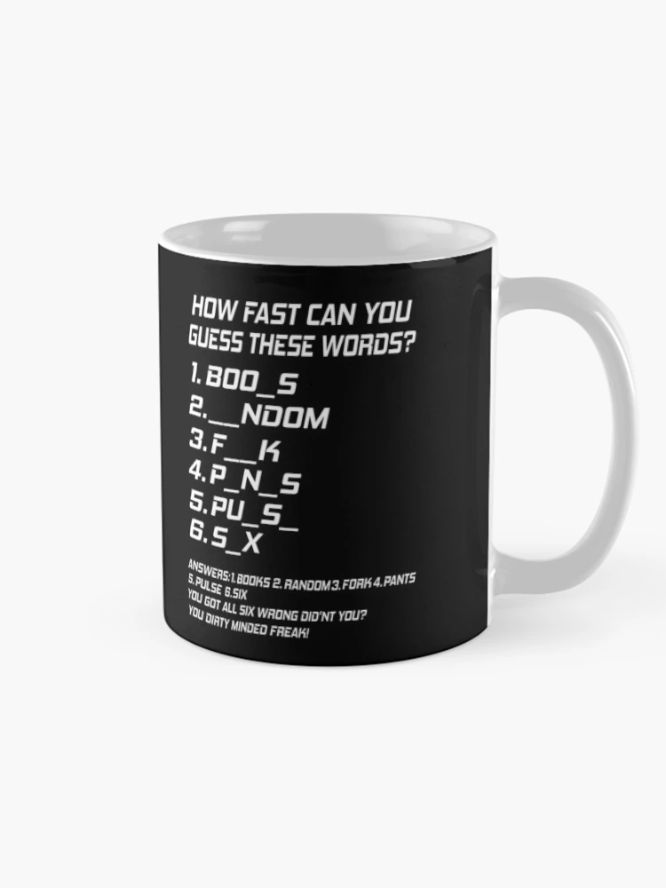 Thumbnail 3 of 6, Coffee Mug, Quiz Test Riddle designed and sold by Fashimation20.