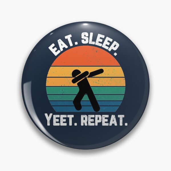 Item preview, Eat Sleep Yeet Repeat Sunset White Text designed and sold by Sour Soul.