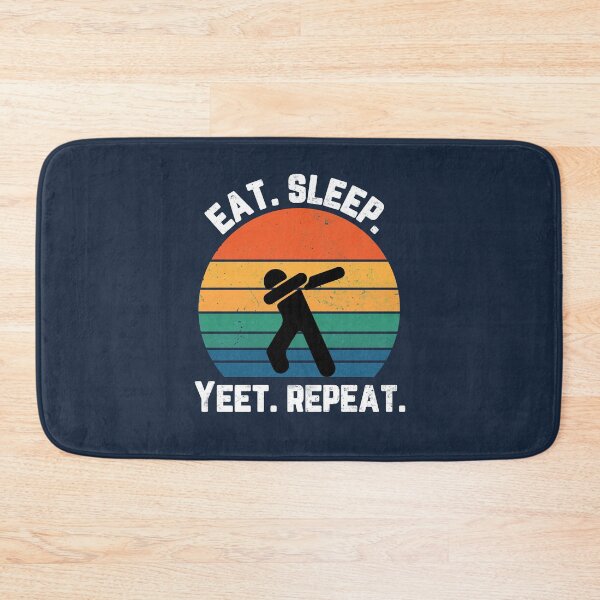 Item preview, Eat Sleep Yeet Repeat Sunset White Text designed and sold by Sour Soul.