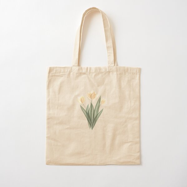 Gelbe Tulpen Baumwolltasche
