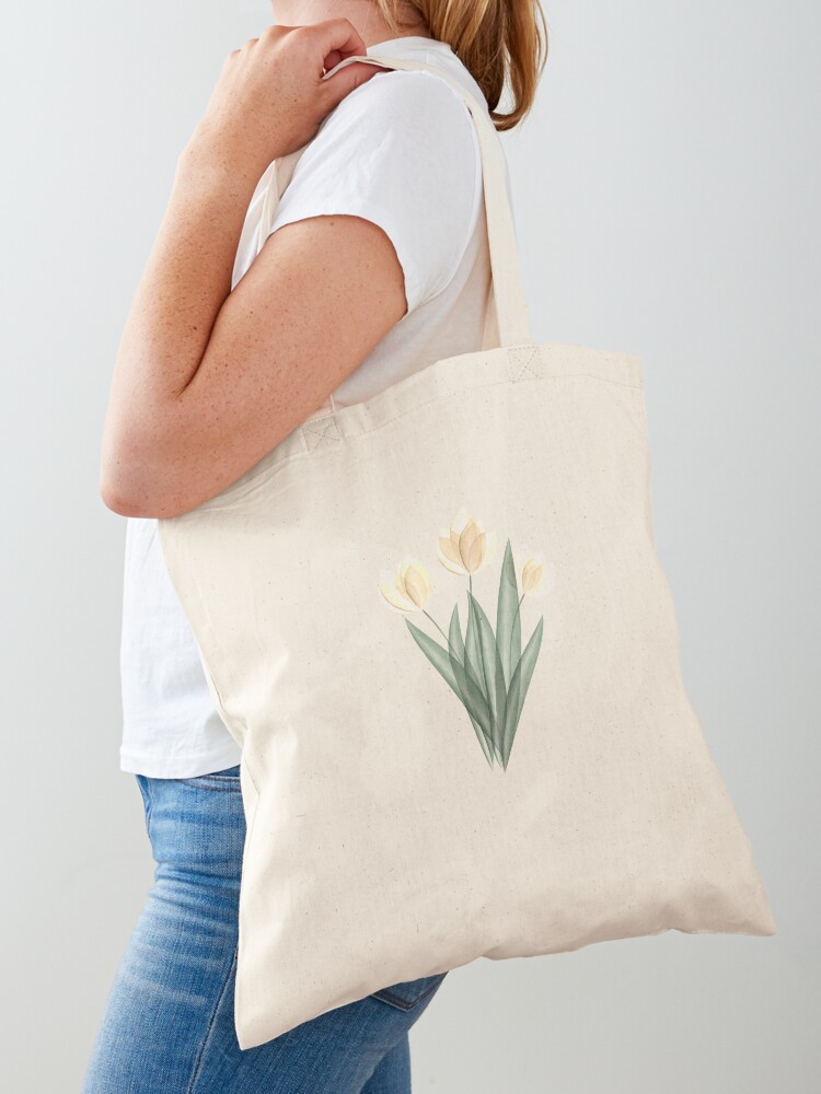 Bolsa de tela «Tulipanes amarillos» de printsofgigi | Redbubble