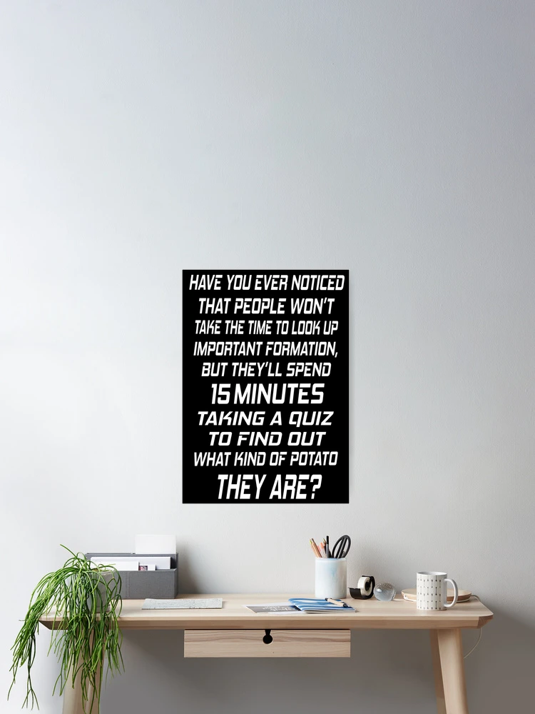 Thumbnail 2 of 3, Poster, Quiz Test Riddle designed and sold by Fashimation20.