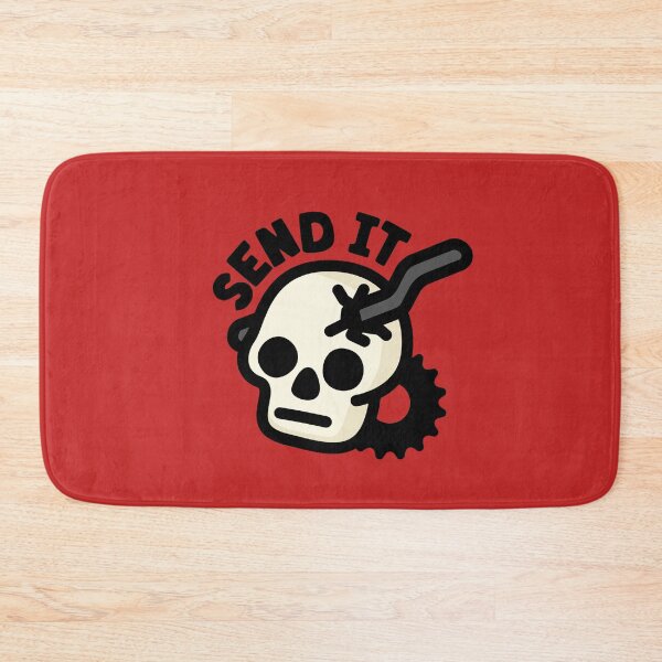 Item preview, Send It Cycling Skull designed and sold by hadicazvysavaca.