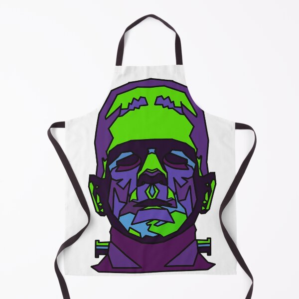 Item preview, Copy of Halloween Monster - Purple Green - Geometric - Frankenstein monster designed and sold by Geometricshow.