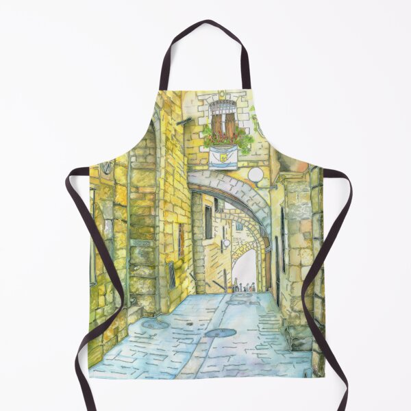 Item preview, Old City Jerusalem Israel Silk Painting designed and sold by Melvyn Kahan.