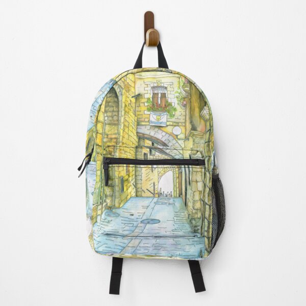 Item preview, Old City Jerusalem Israel Silk Painting designed and sold by Melvyn Kahan.