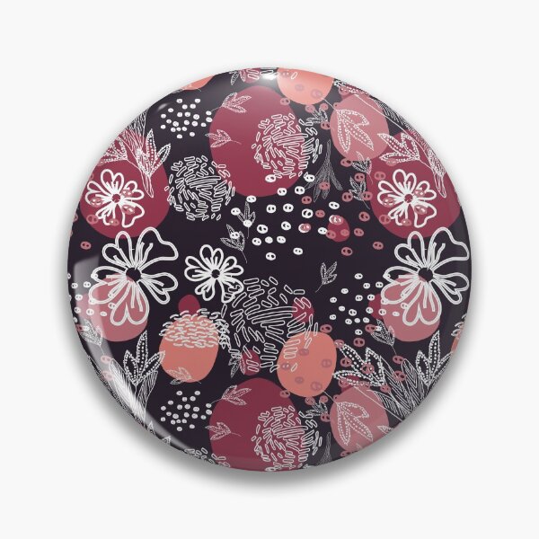 Item preview, Dark abstract flowers designed and sold by Polanika.