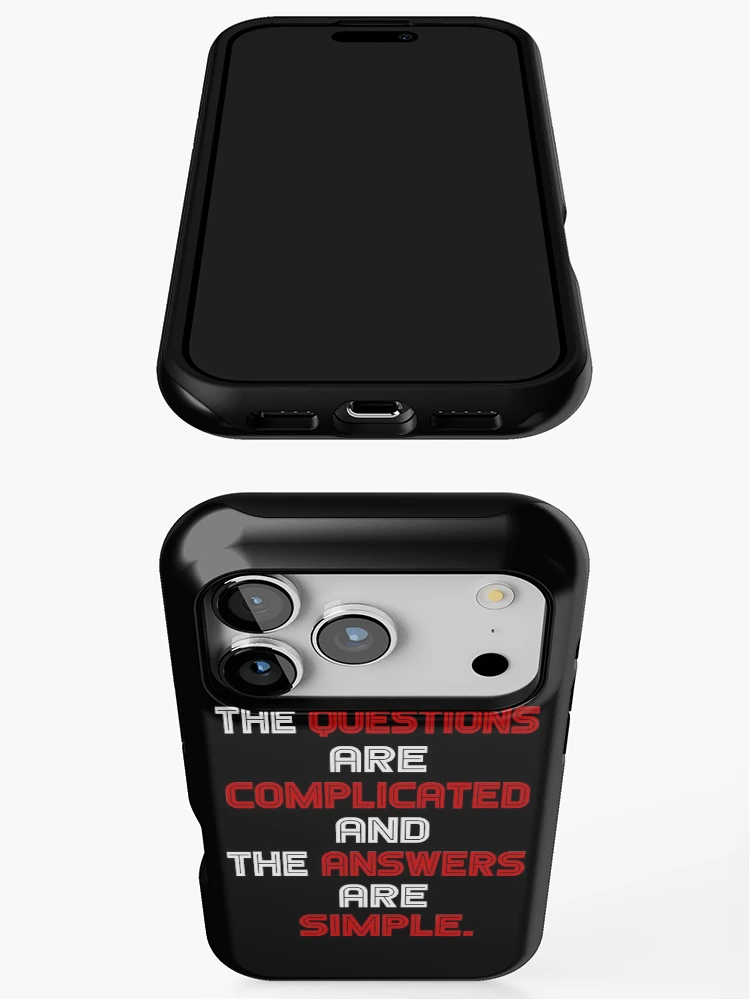 Thumbnail 3 of 4, iPhone Case, Quiz Test Riddle designed and sold by Fashimation20.