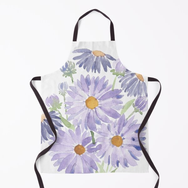 Item preview, Aster, floral watercolor painting designed and sold by SharonRoseR.