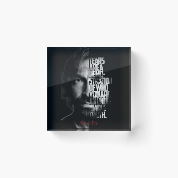 Item preview, Black and white Andrea Pirlo quote, designed and sold by Enea Kelo.