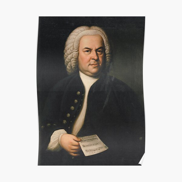 Pósteres Celebrity Posters For Teens Johann Sebastian Bach O 