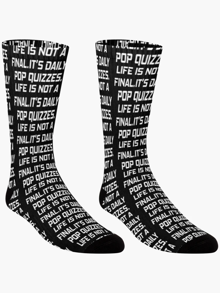Thumbnail 3 of 5, Socks, Quiz Test Riddle designed and sold by Fashimation20.