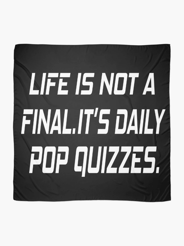 Thumbnail 2 of 3, Scarf, Quiz Test Riddle designed and sold by Fashimation20.