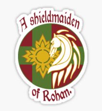 A Shield Maiden of Rohan Sticker