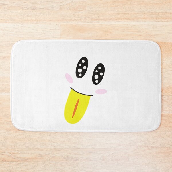 Item preview, Happy, smiling, white ghost, pink cheeks, poking tongue out. Easy costume designed and sold by JellyBeenzz.