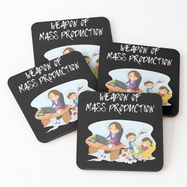 Item preview, Weapon Of Mass Production Working Mum Pride Work designed and sold by Two Left Hands Design.