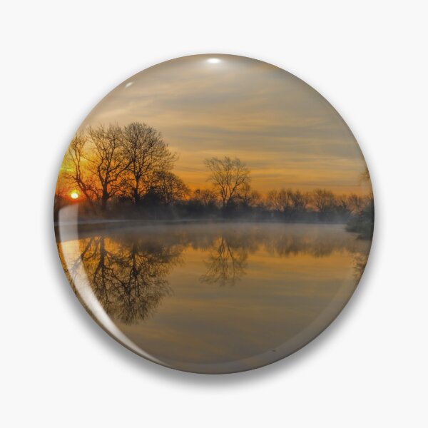 Item preview, #22 Kegworth Village Sunrise along the River Soar Photographic Landscape Print. designed and sold by phutball.