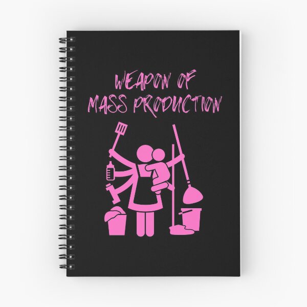 Item preview, Weapon Of Mass Production Working Mum Pride Work designed and sold by Two Left Hands Design.